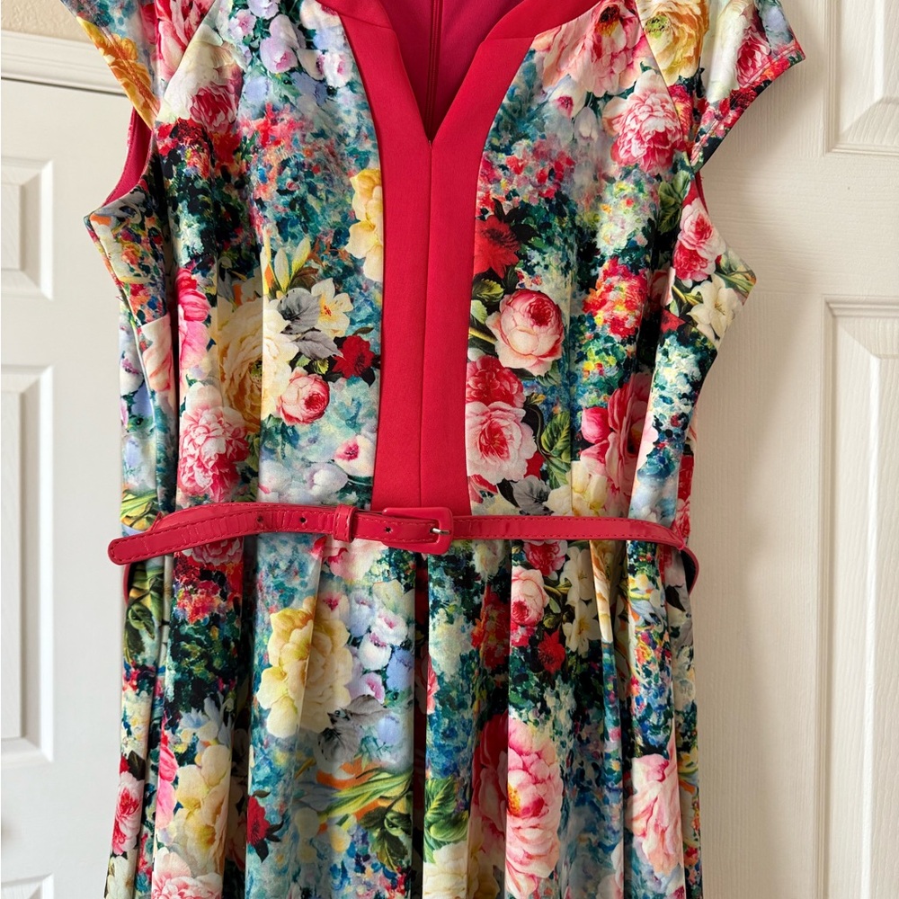 Rabbit Rabbit Rabbit Vibrant Floral Mini Dress - Picture 3 of 4